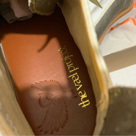 Vintage VAEL Deckard Mid Canvas Shoe Mens Size 9 Silver Vibram Boat Yacht main image 14